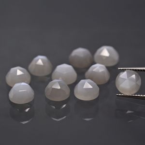 Roseta - piedra lunar gris 6 MM