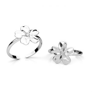 Anillo universal - gato con ovillo*plata AG 925*U-RING OWS-01173 12,5x20 mm