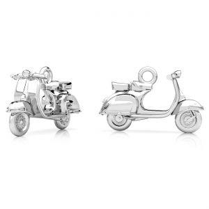 Colgante - dado de juego*plata AG 925*CON-1 OWS-01182 10,8x17,3 mm