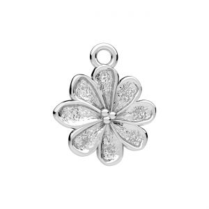 Colgante - flor*plata AG 925*CON-1 ODL-01624 13x15,5 mm