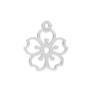 Colgante Calado - Globo Terráqueo*plata AG 925*LKM-3453 - 0,50 13x14,5 mm