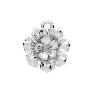 Colgante - flor*plata AG 925*CON-1 ODL-01629 13x14 mm