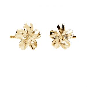 Pendiente - abeja*oro AU 585*KLS ODLZ-00081 5,7x9,2 mm
