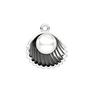Colgante dragón - perla blanca 8mm*plata AG 925*CON-1 ODL-01620 15,7x17 mm ver.2