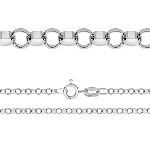 Cadena eslabón jaseron*plata 925*ROLO 035 (40 cm)