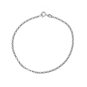 Pulsera de cadena tipo Rolo*plata AG 925*R034B - 18 cm  