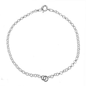 Pulsera de cadena tipo Rolo*plata AG 925*S-BRACELET 8 - 15 cm  