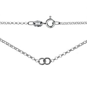 Cadena tipo Rolo con cierre*plata AG 925*S-CHAIN 6 - 40 cm  