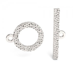 Openwork clasp - toggle type*sterling silver AG 925*ZAM 13  