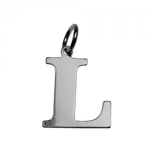 Zawieszka litera L srebro pr&oacute;ba 925 BL L - 0,4 mm