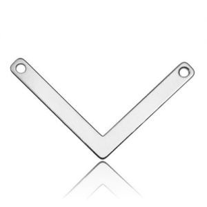 Colgante conector - con forma de V*plata AG 925*BL 247 - 0,4 mm