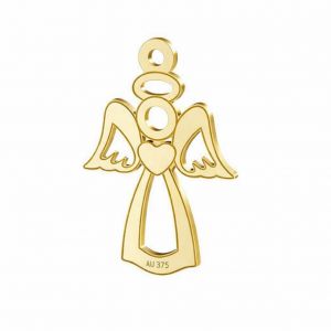Colgante calado de oro - &aacute;ngel*oro AU 375*LKZ9K-30016 - 0,30 13x18,5 mm