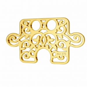 Conector calado de oro - puzzle*oro AU 375*LKZ9K-30003 - 0,30 11x19 mm