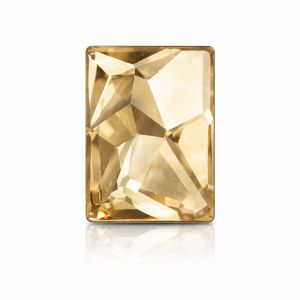 Piedra de cristal rectangular 8,0 x 6,0 mm - 2520 MM 8,0 x 6,0 CRYSTAL GOLDEN SHADOW (GSHA) F